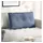 vidaXL Rückenkissen 80 x 50 cm Blau