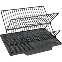 Wenko Nelia Abtropfgestell 34 x 25 x 40 cm Schwarz