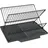 Wenko Nelia Abtropfgestell 34 x 25 x 40 cm Schwarz