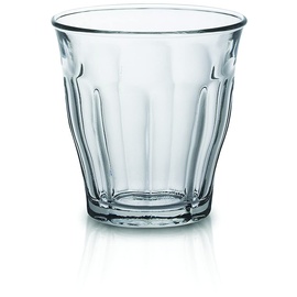 Duralex Picardie Tumbler, Trinkglas, 130ml, Glas gehärtet, transparent, 6 Stück