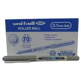 Uni-Ball eye fine UB-157 Tintenroller silber 0,4 mm, Schreibfarbe: blau, 12 St.