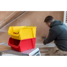 Stanley Lagersichtkasten Polypropylen Größe 4 rot