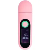 Tbest Alkoholtester, LCD, 3-Farben-Display, USB-Aufladung, Blasen, Kontakttest, Alkoholtester für den Professionellen Einsatz, Andere Anwendungen (PINK)