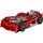 Vipack Spielbett Max 90 x 200 cm MDF glänzend rot Rennwagen