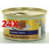 24 X Gourmet Gold Mousse Tacchino Gr.85