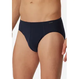 SCHIESSER Minislip unifarben Blau S 3er Pack