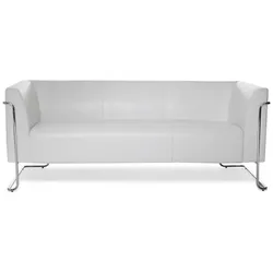 hjh OFFICE Lounge Sofa CURACAO Kunstleder mit Armlehnen
