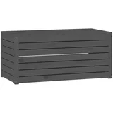 vidaXL Gartenbox Grau 101x50,5x46,5 cm Massivholz Kiefer