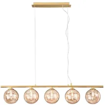 LUCE ambiente Design Honey 5-flg. 100 cm rund gold
