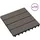 vidaXL Terrassenfliese Dunkelbraun 30 x 30 cm 11 St.