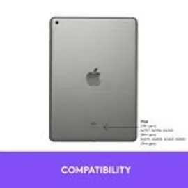 Logitech Slim Folio für iPad 7-9 Gen grafit UK English QWERTY