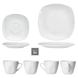 Mambocat Lotta Kaffeeservice 18-tlg. weiß