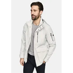Outdoorjacke CABANO "Weatherproof Jacke", Herren, Gr. 62, weiß, 100% Polyester, unifarben, sportlich, normal, ohne Ausschnitt, Langarm, Jacken, mit reflektierenden Elementen