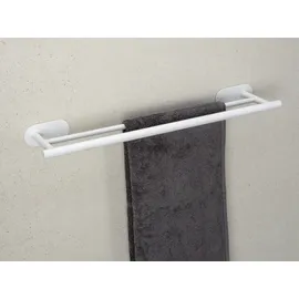Wenko Turbo-Loc Badetuchstange Mod. Orea aus Edelstahl weiß