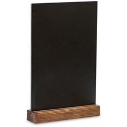 Kreidetafel-Tischaufsteller aus Holz, DIN A4