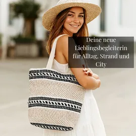Marrakesch Orient & Mediterran Interior Kalpur -5- Shopper Baumwolle Beige