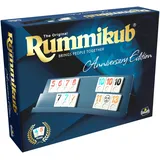 Goliath RUMMIKUB - Anniversary Edition 45-Jährige Edition - Luxuriöses Brettspiel für Kinder und Erwachsene ab 7 Jahren - Gesellschaftsspiel für 2 bis 4 Spieler - Inklusive 106 Steine - 20/40 Min