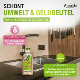 AlmaWin Spülmittel Wildrose Melisse 500 ml