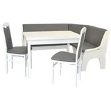 moebel-direkt-online möbel direkt online 4tlg. Eckbankgruppe 125x165 cm Schenkelmaß