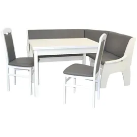 moebel-direkt-online möbel direkt online 4tlg. Eckbankgruppe 125x165 cm Schenkelmaß