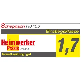 SCHEPPACH Tischkreissäge HS105 Profi Gerät 2000W 75mm zusätzliche 4 Sägeblätter