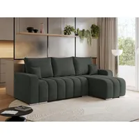 MKS ECKSOFA KIRASSO L Dunkelgrau Stukture
