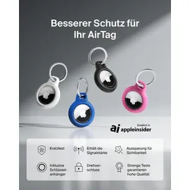 Belkin Secure Holder mit Schlüsselanhänger für AirTag weiß