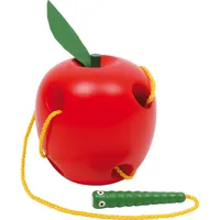 Small Foot Company Fädelspiel Apfel und Wurm