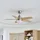 LINDBY Klasika 106 cm Deckenventilator Weiß
