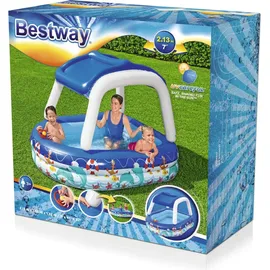 BESTWAY Sea Captain Baby-Pool 213 x 155 x 132 cm (282L)