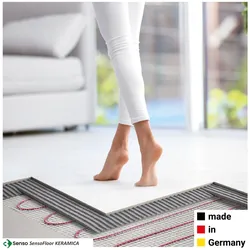 3Senso Fußbodenheizung KERAMICA für Fließen/ Naturstein - 12 m2 (2160 Watt) - Variante Feuchtraum IP54