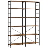 VASAGLE Bücherregal braun, schwarz 120,0 x 30,0 x 170,0 cm