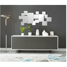 vente-unique Wandspiegel AROL 120 x 53 cm Silber