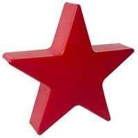 8 seasons DESIGN Shining Star Ø 40 cm (Rot), E27 Fassung inkl. Leuchtmittel in warmweiß, Stern beleuchtet, Weihnachts-Deko, Winter-Deko, für außen und innen