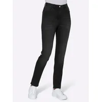 Classic Basics High-waist-Jeans CLASSIC BASICS, Damen, Gr. 28, Kurzgrößen,