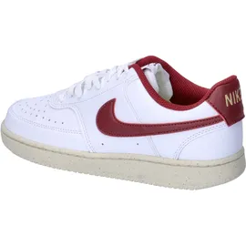Nike Court Vision Low Next Nature Damen White/Muslin/Metallic Gold Star/Team Red 41