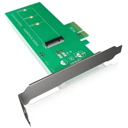 ICY BOX PCIe-Karte, M.2 PCIe SSD zu PCIe 3.0 x4 Host, Full Profile
