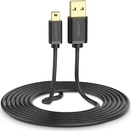 UGREEN Kabel USB - Mini USB Kabel 480 Mbps 3 m, US132 schwarz