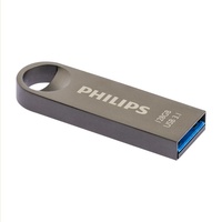 Philips Moon Edition 3.1 128GB für PC, Laptop, Computer Data Storage, Lesegeschwindigkeit bis zu 180MB/s, Aluminium, Schlüsselanhänger