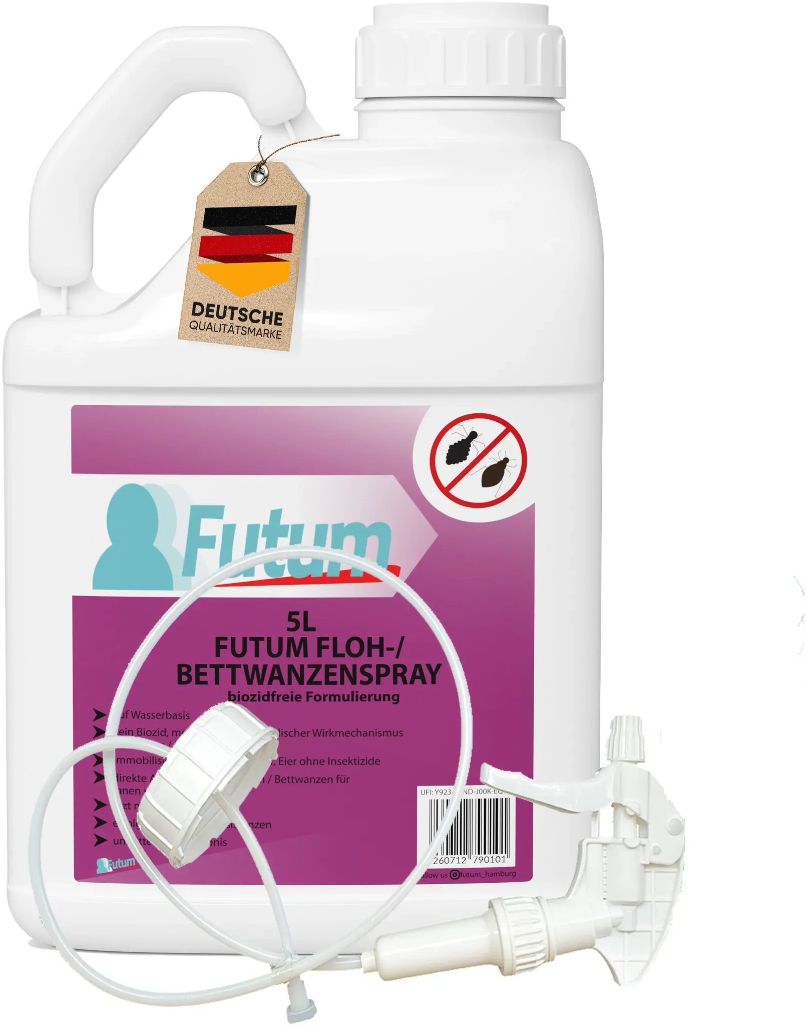 Futum Bettwanzen / Floh Spray 5 l