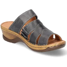 Josef Seibel Catalonia 49 Damen Leder Clogs blau, weiches Leder Fußbett / Blau - 39