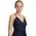 Vera Mont Abendkleid Raffung Blau 38