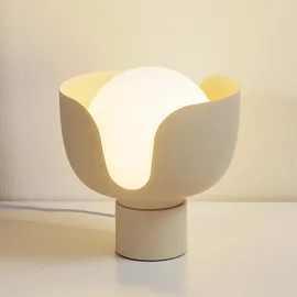 LINDBY Tischleuchte Lindby, Fiora, Beige, für Wohnzimmer, Metall, Modern, / 21