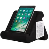 ROXANEPIG Ständer für Tablets mit Netztasche,Multi Angle Tragbarer Dreieck Tablet Ständer für iPad-Telefonhalter E-Reader Smartphones Tablet-Sofa Digitale Buchleser Bücher und Zeitschriften