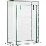 Outsunny Gewächshaus Stahl Transparent PE-Gitterfolie 100 m2