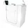 AcquaVapore Sitzbadewanne mit Tür 110 x 68 cm (S08-B-L)