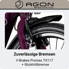 Agon Axis 2023 26 Zoll RH 46 cm Damen lila