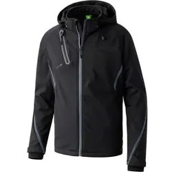 ERIMA Erima Herren Jacke Softshelljacke Funktion, Schwarz/Anthrazit, XXL