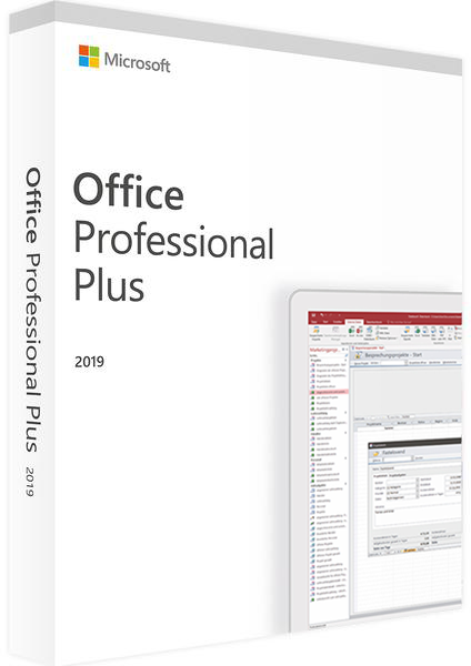 Office 2019 Professional Plus - Produktschlüssel - Sofort-Download - Vollversion - 1 PC - Deutsch