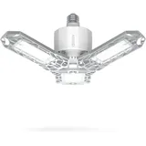 Nebo High Bright 6000 - Netzbetriebene Deckenlampe - Extrem helles Licht für Garagen, Schränke, Keller & Dachböden - Kellerlampe, Ohne Batterien, Energieeffizient, E27